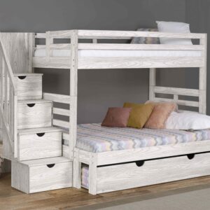 Manchester Birch T/F Bunk Bed With Staircase